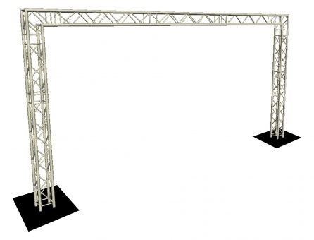 Master Partys truss banner frame huren