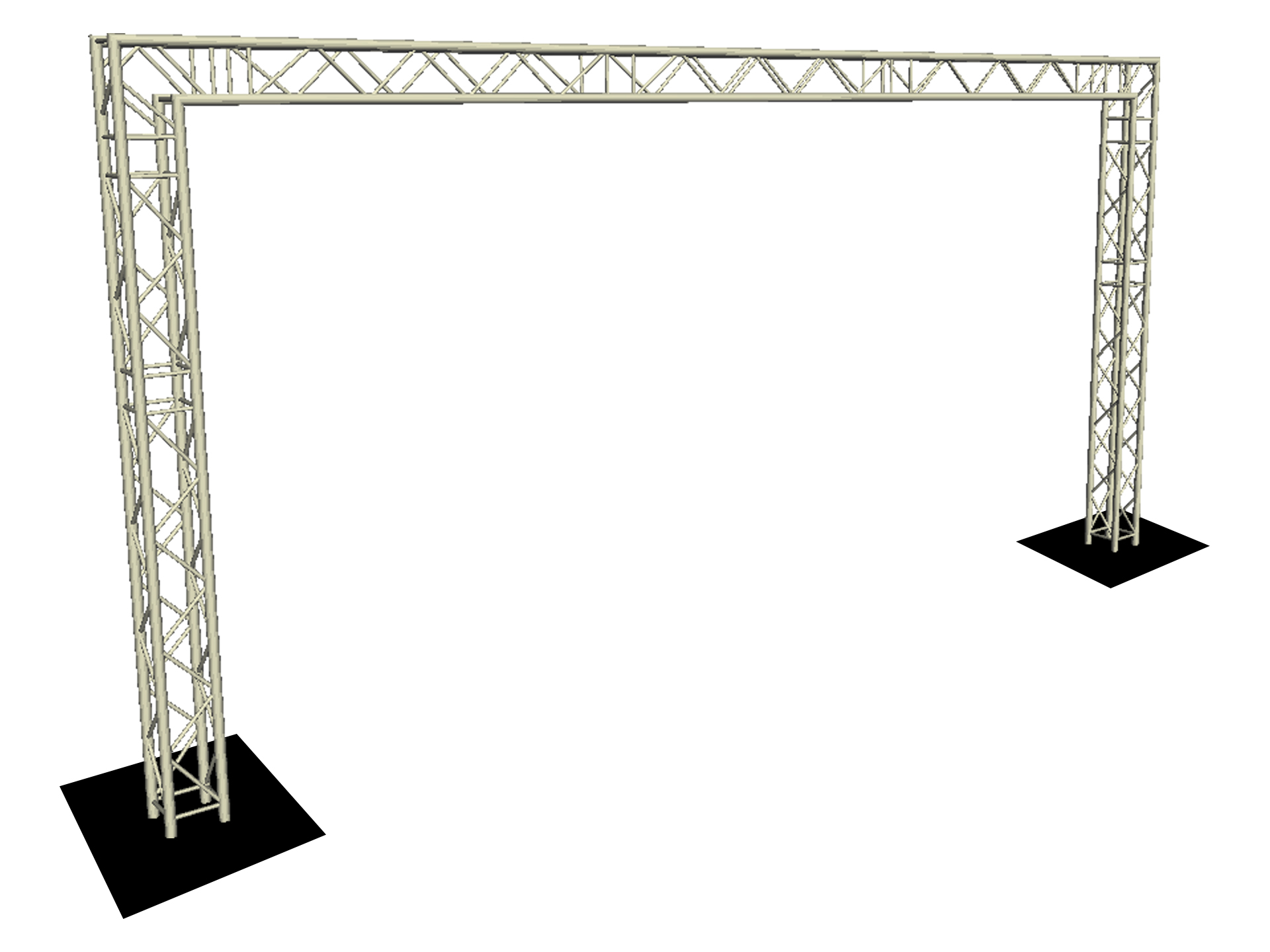 Master Partys truss banner frame huren