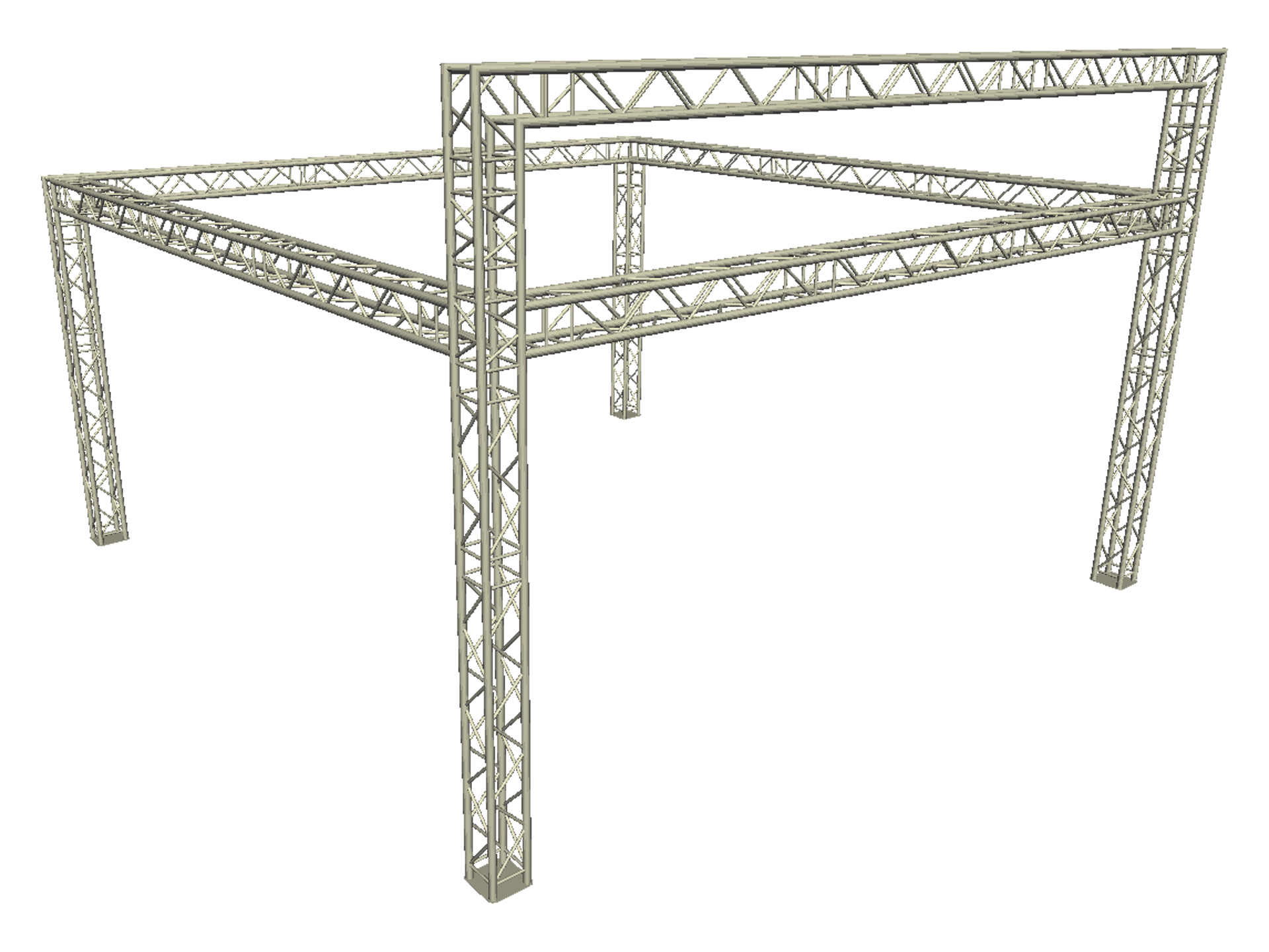 Master Partys truss carré front banner huren