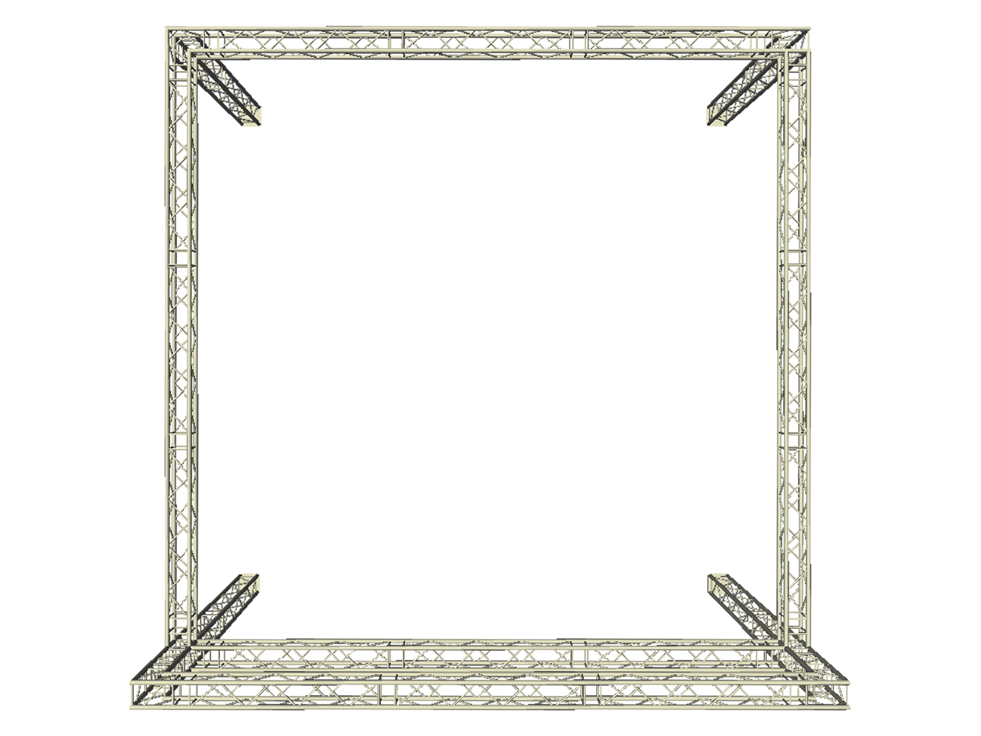 Master Partys truss carré front banner huren