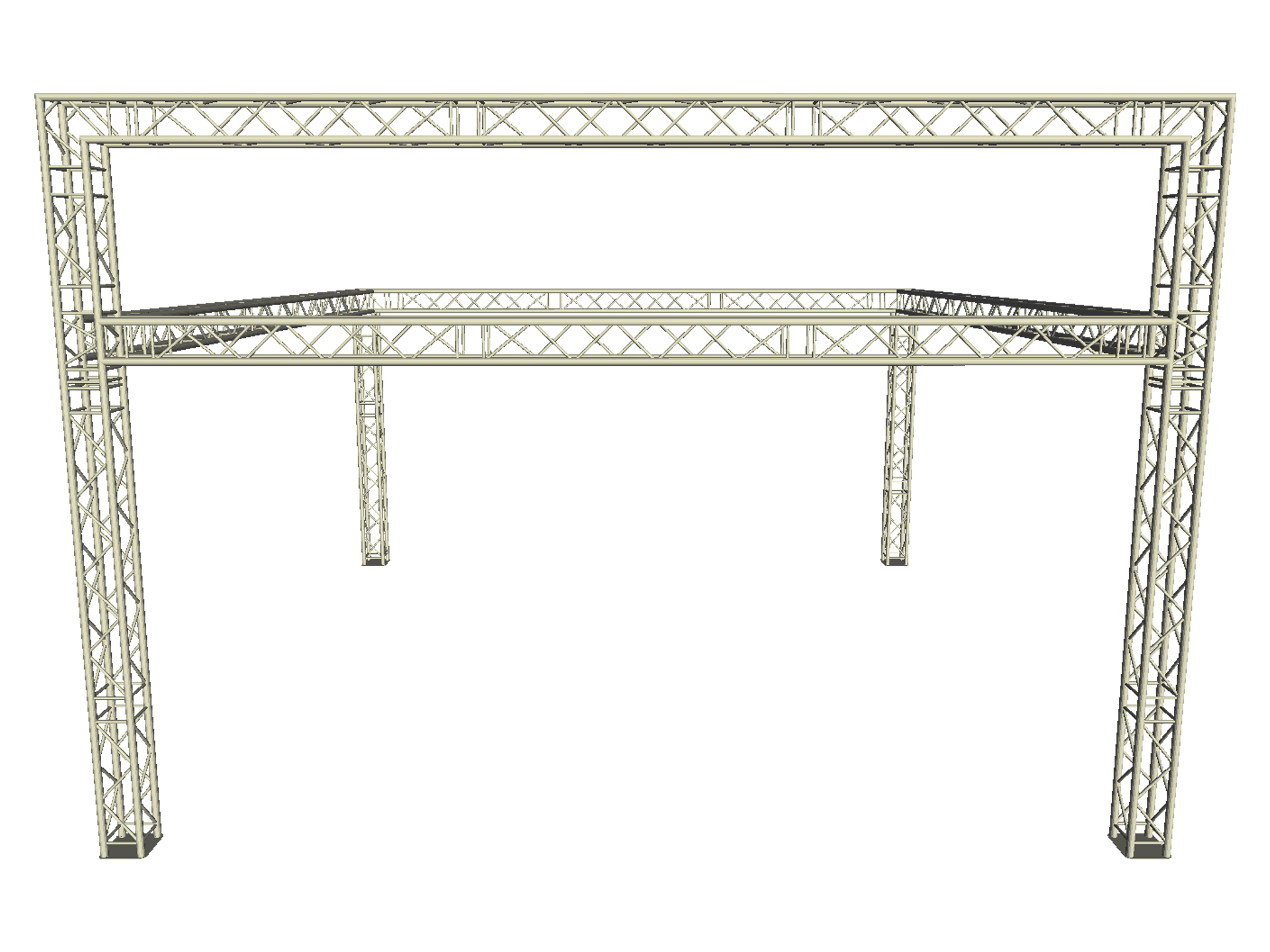 Master Partys truss carré front banner huren
